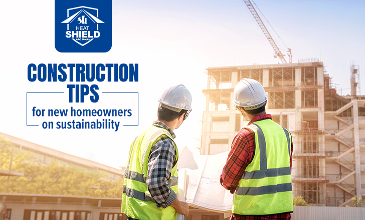 Construction tips for new homeowners on sustainability